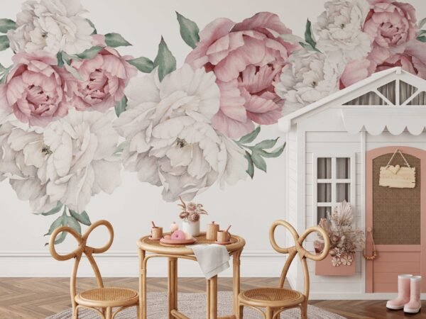 Peony Floral Decals