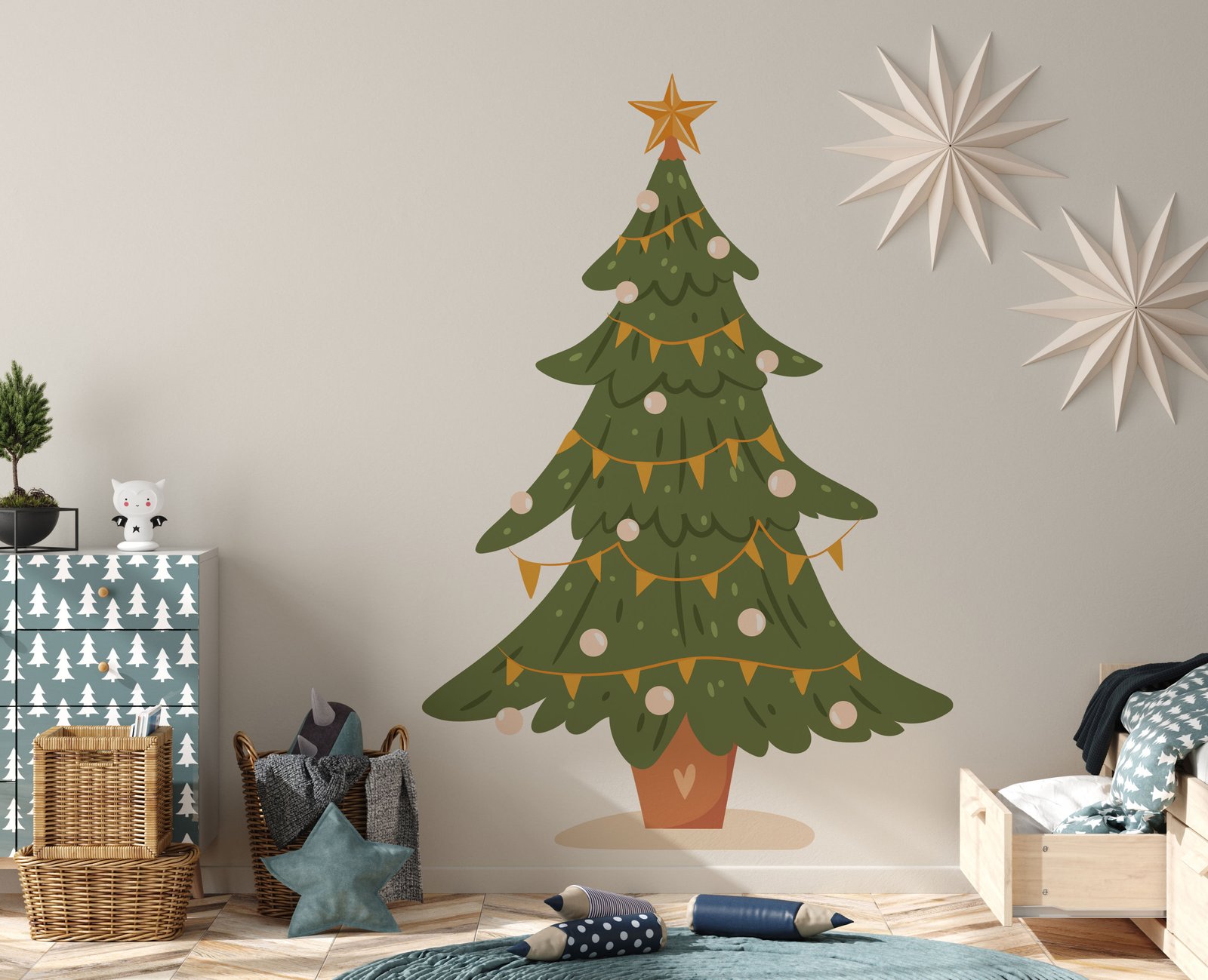 Christmas Tree Wall Decal 2