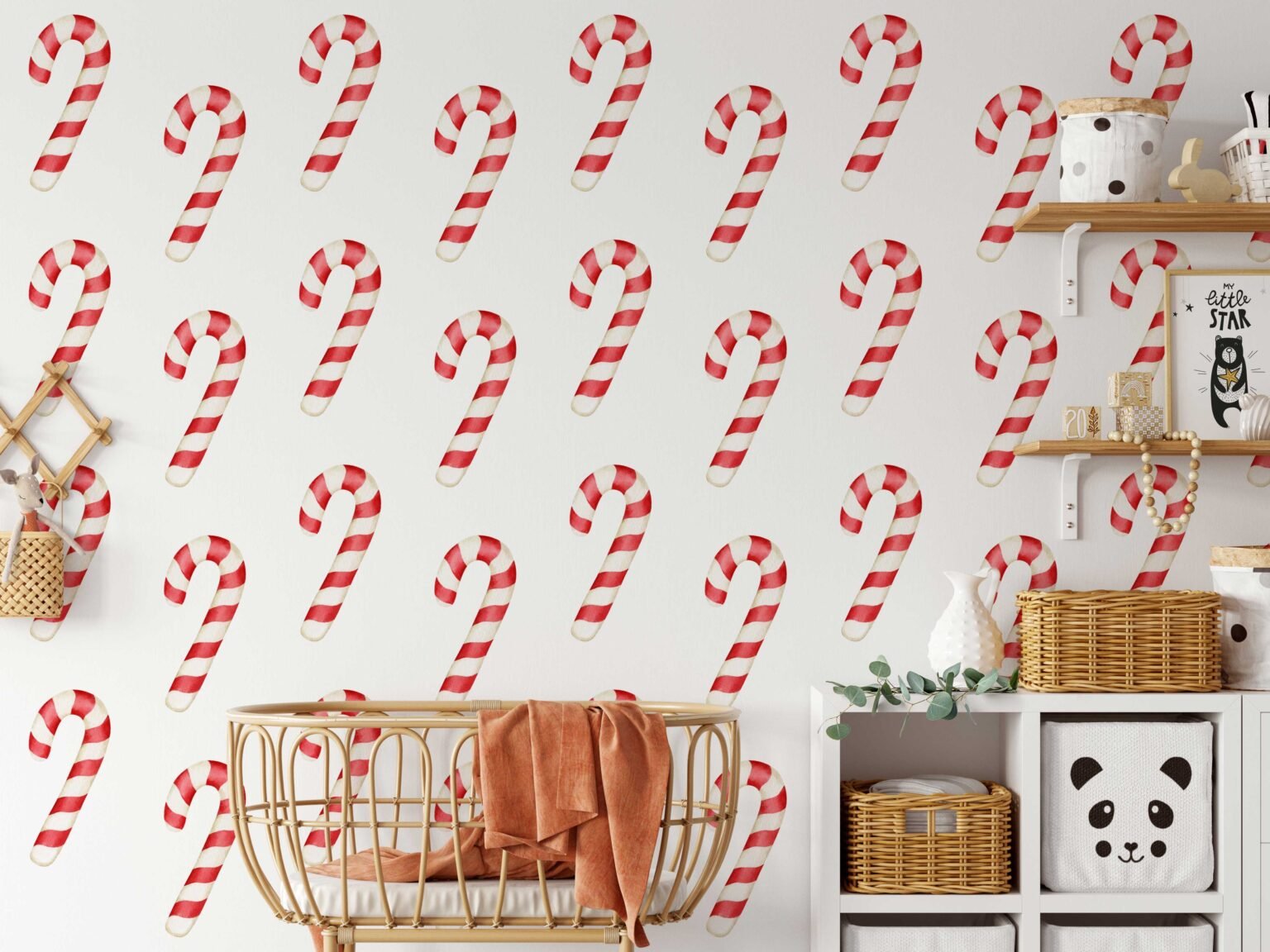 Candy Cane Decals Bella Stampa