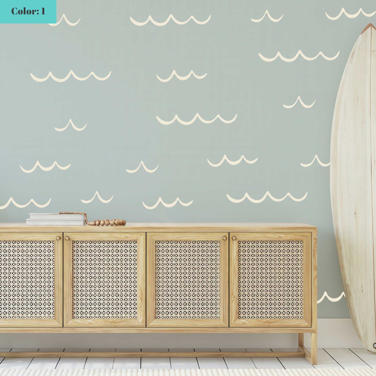 Ocean Wave Wall Decals 1